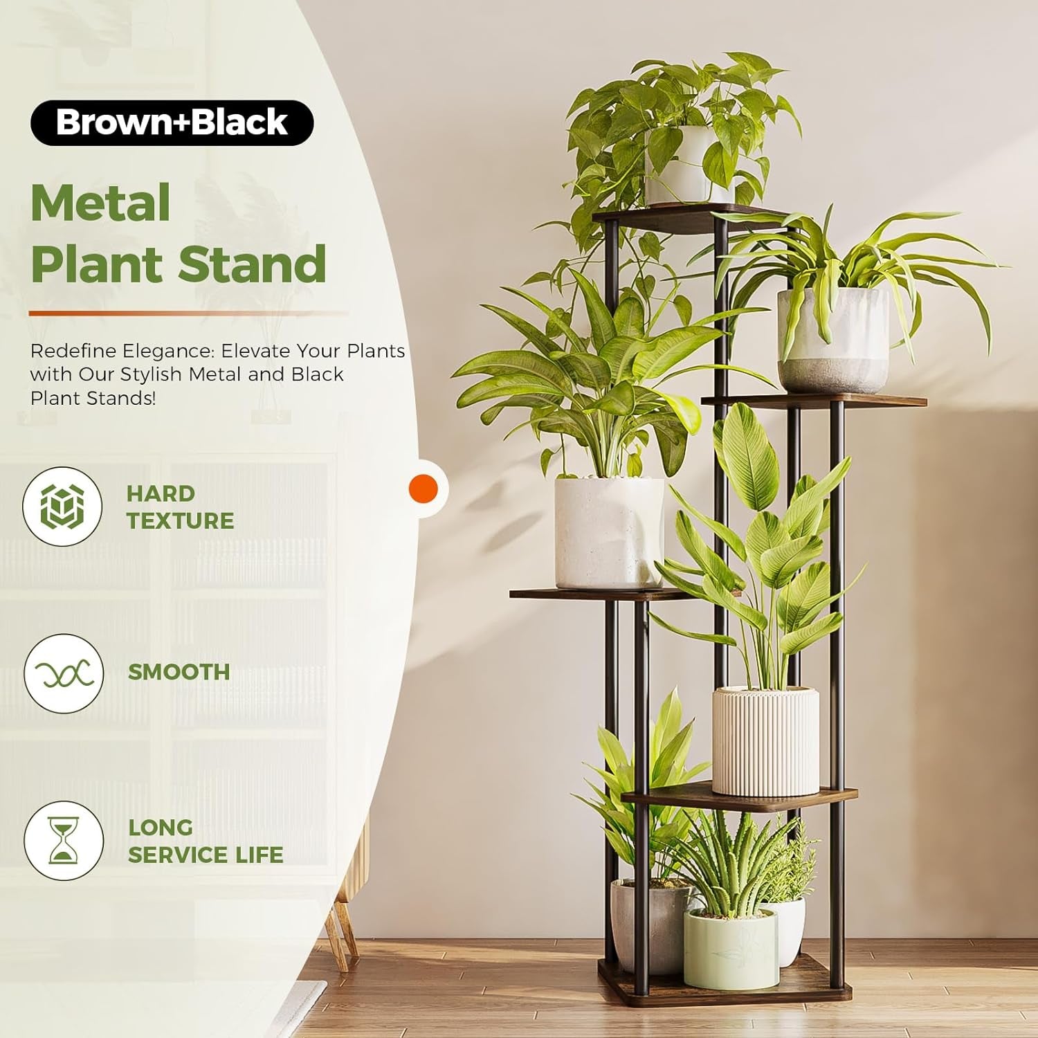 EcoElegance™ Indoor Plant Rack