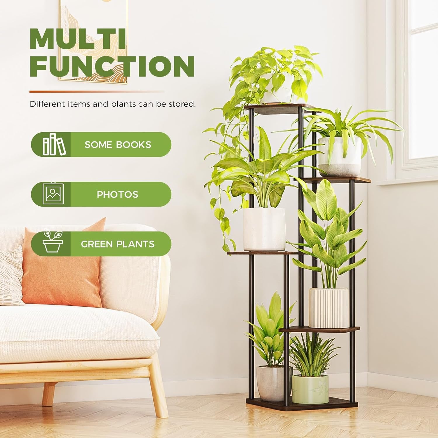 EcoElegance™ Indoor Plant Rack